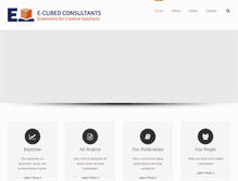 Tablet Screenshot of ecubed-consultants.com
